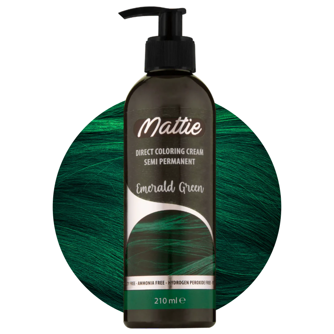 Mattie Emerald Green - Direkte Vegane Farbcreme Semi-Permanent 210ml