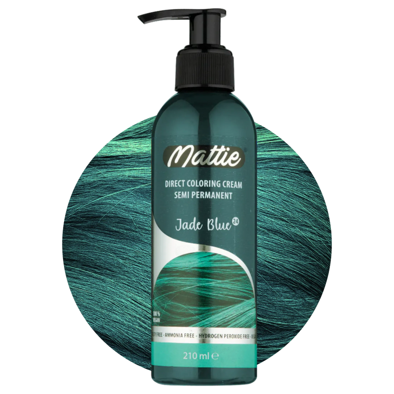 Mattie Jade Blue - Direkte Vegane Farbcreme Semi-Permanent 210ml