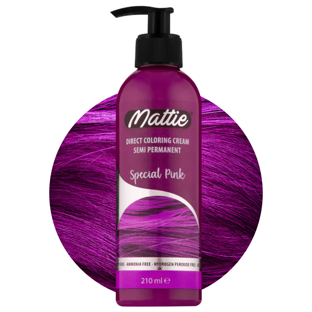 Mattie Special Pink - Direct Vegan Coloring Cream Semi-Permanent 210ml