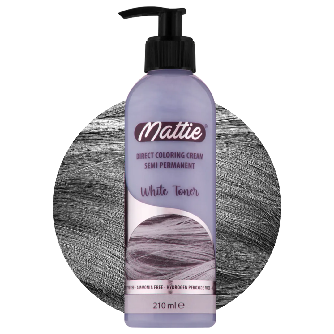 Mattie White Toner - Direkte Vegane Farbcreme Semi-Permanent 210ml