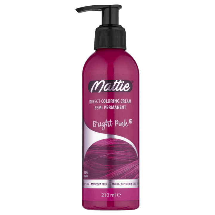 Mattie Bright Pink - Direkte Vegane Farbcreme Semi-Permanent 210ml
