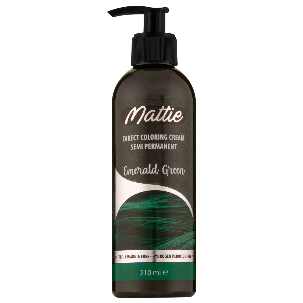 Mattie Emerald Green - Direkte Vegane Farbcreme Semi-Permanent 210ml