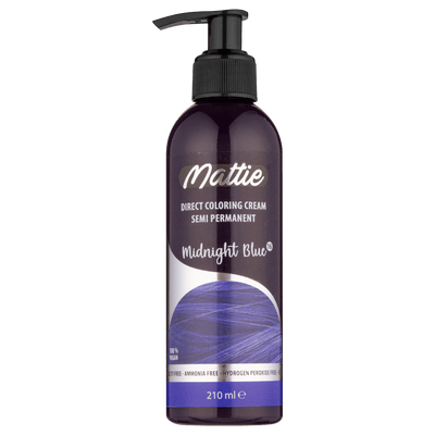 Mattie Midnight Blue - Direct Vegan Coloring Cream Semi-Permanent 210ml