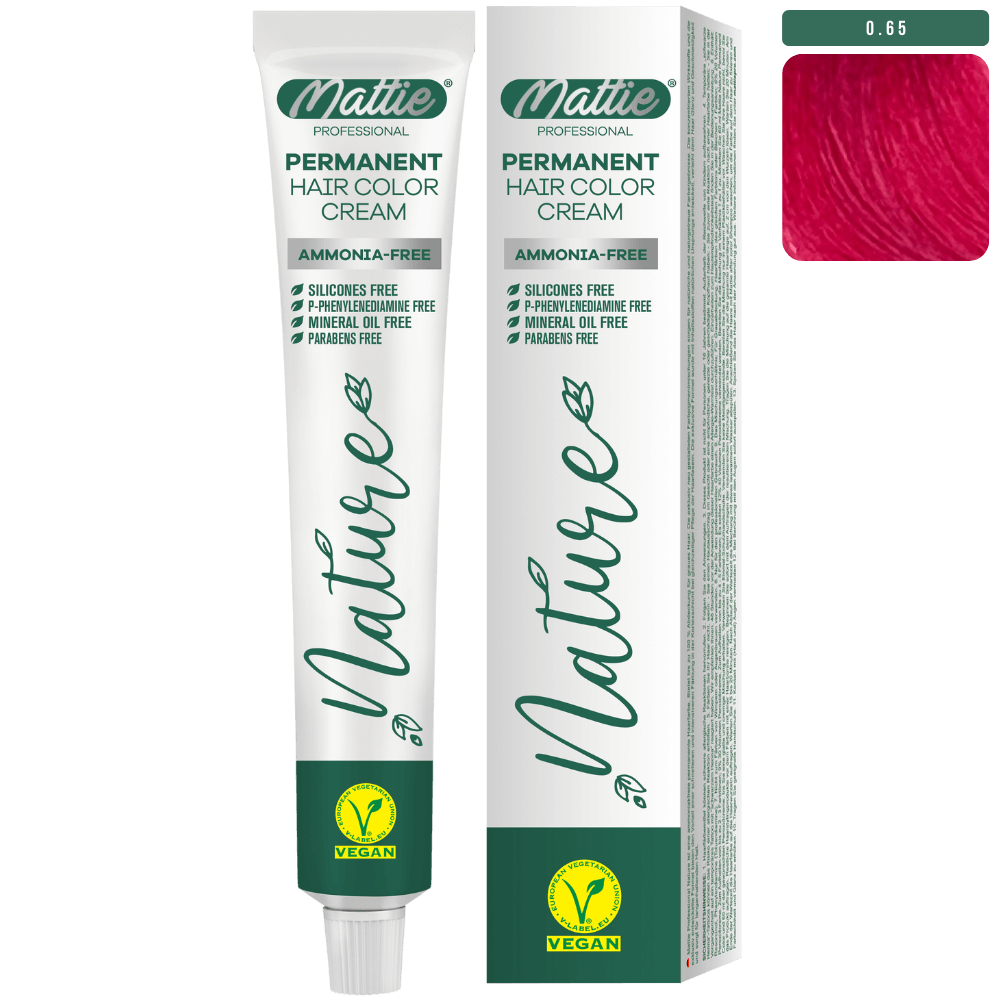 Mattie Professional Natur (0.65) Special Pink - Vegane Permanente Haarfarbencreme 60ml