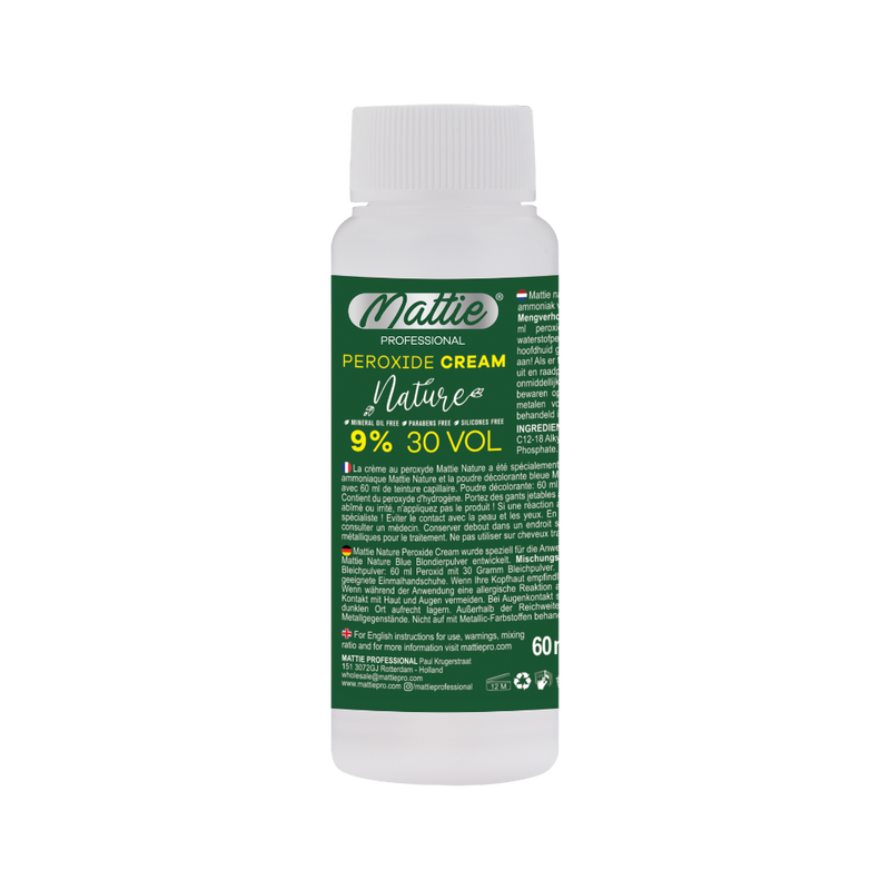 Mattie Professional Nature - 9% (30 VOL) Peroxid Creme Vegan 60ml