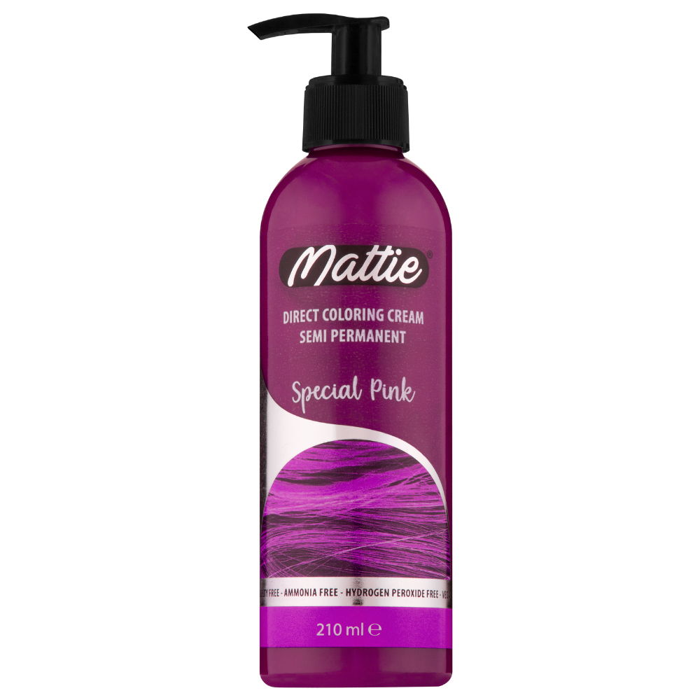 Mattie Special Pink - Direct Vegan Coloring Cream Semi-Permanent 210ml
